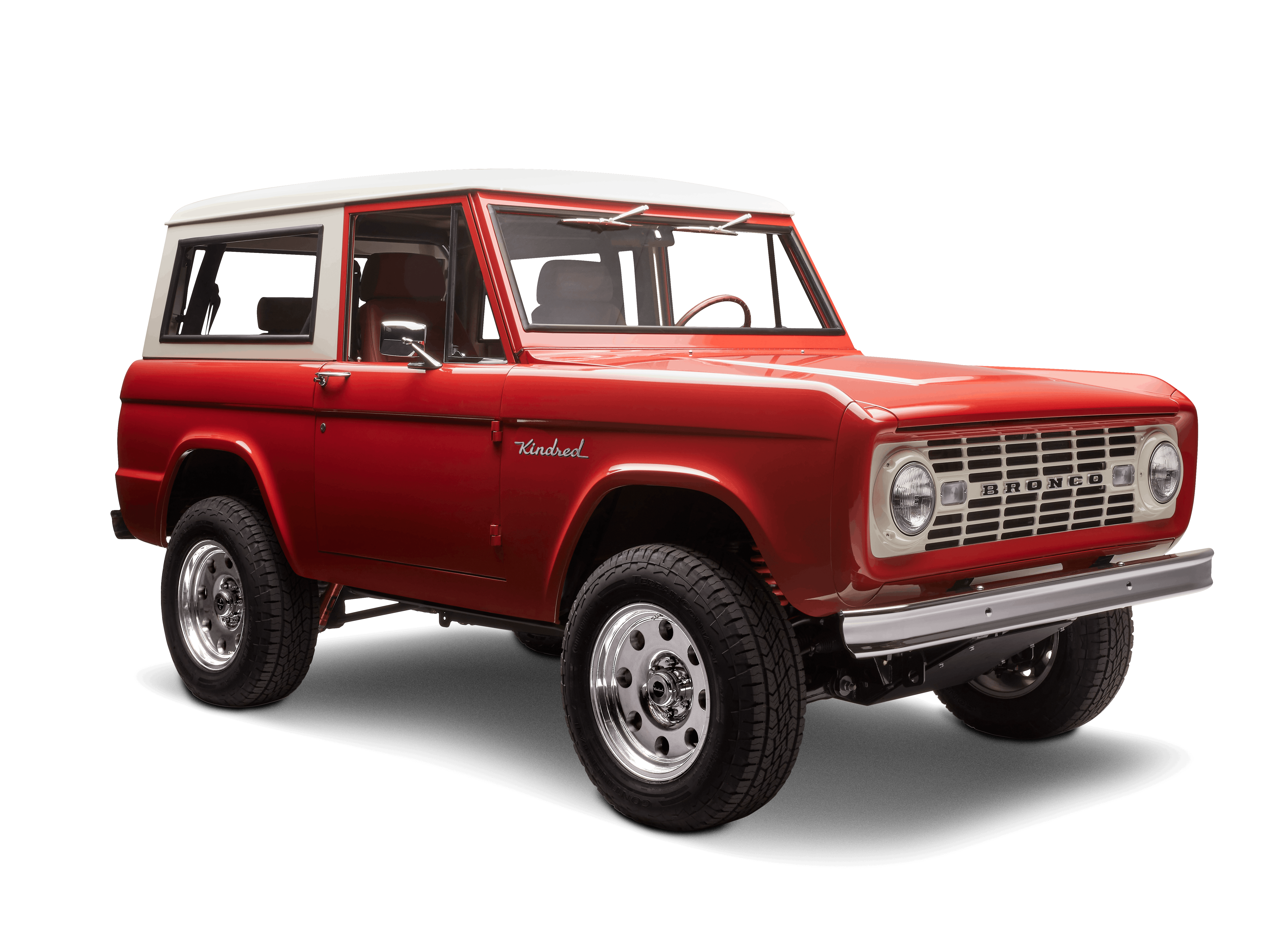 BRONCO EV 3 QTR Front Passenger Kindred Logo