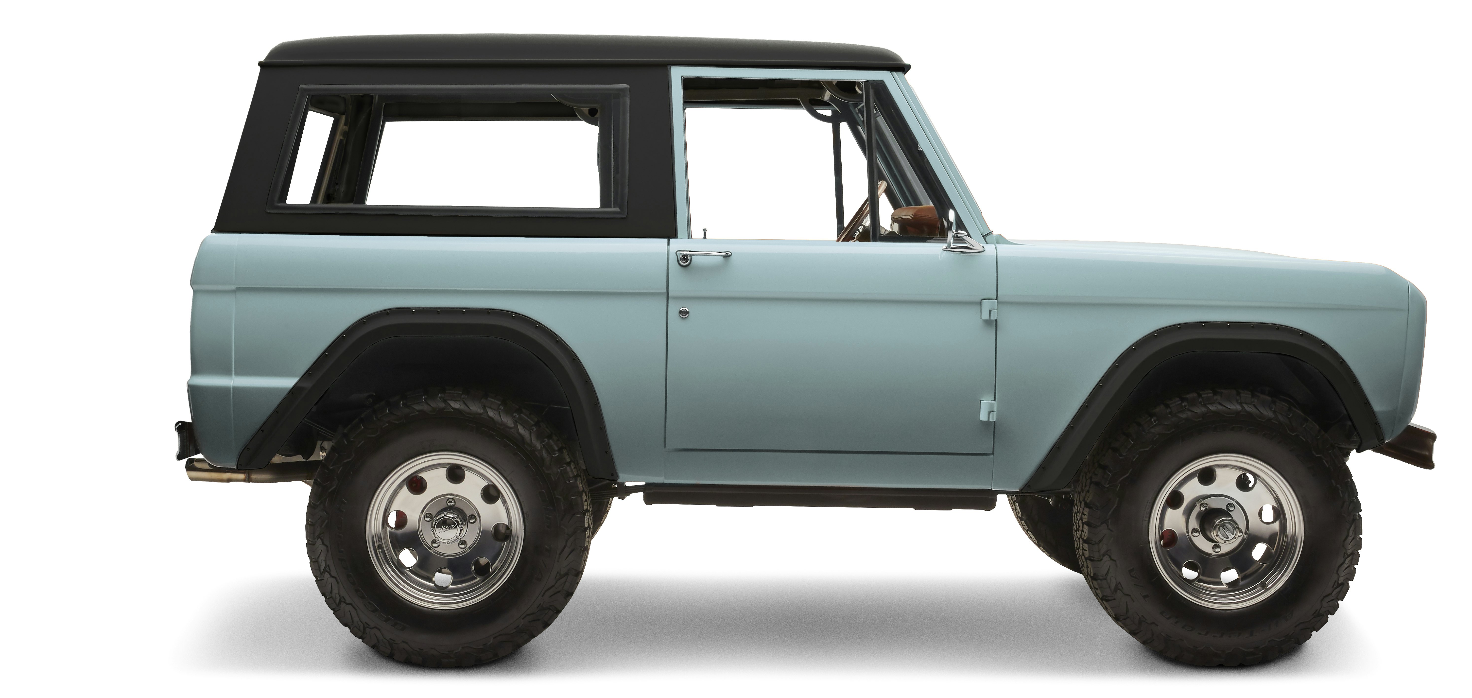 Bronco Hero Side Frost Turquoise Poly No Rear Tire