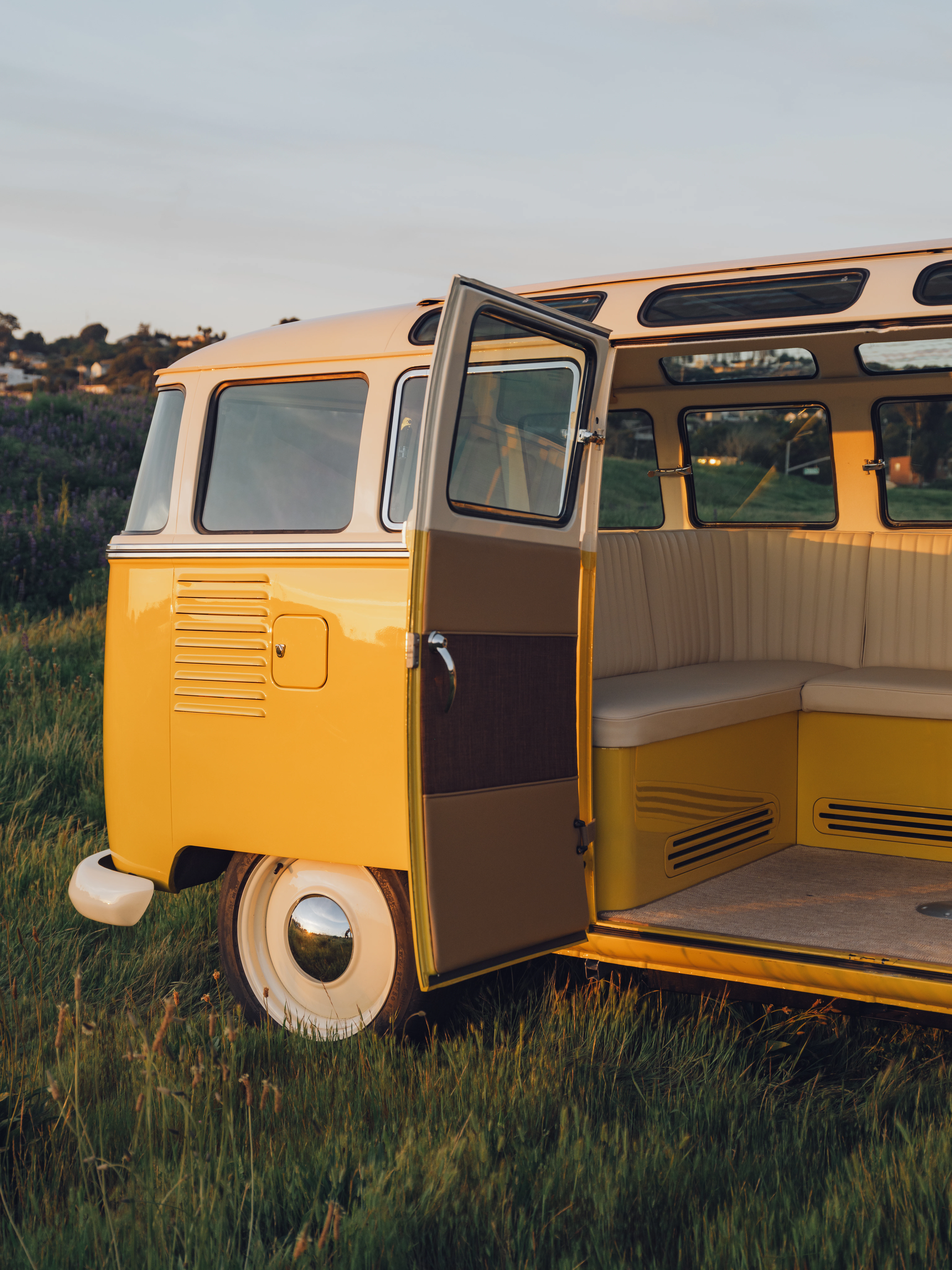 Kindred Bus Interior Seats Sunshine Yellow