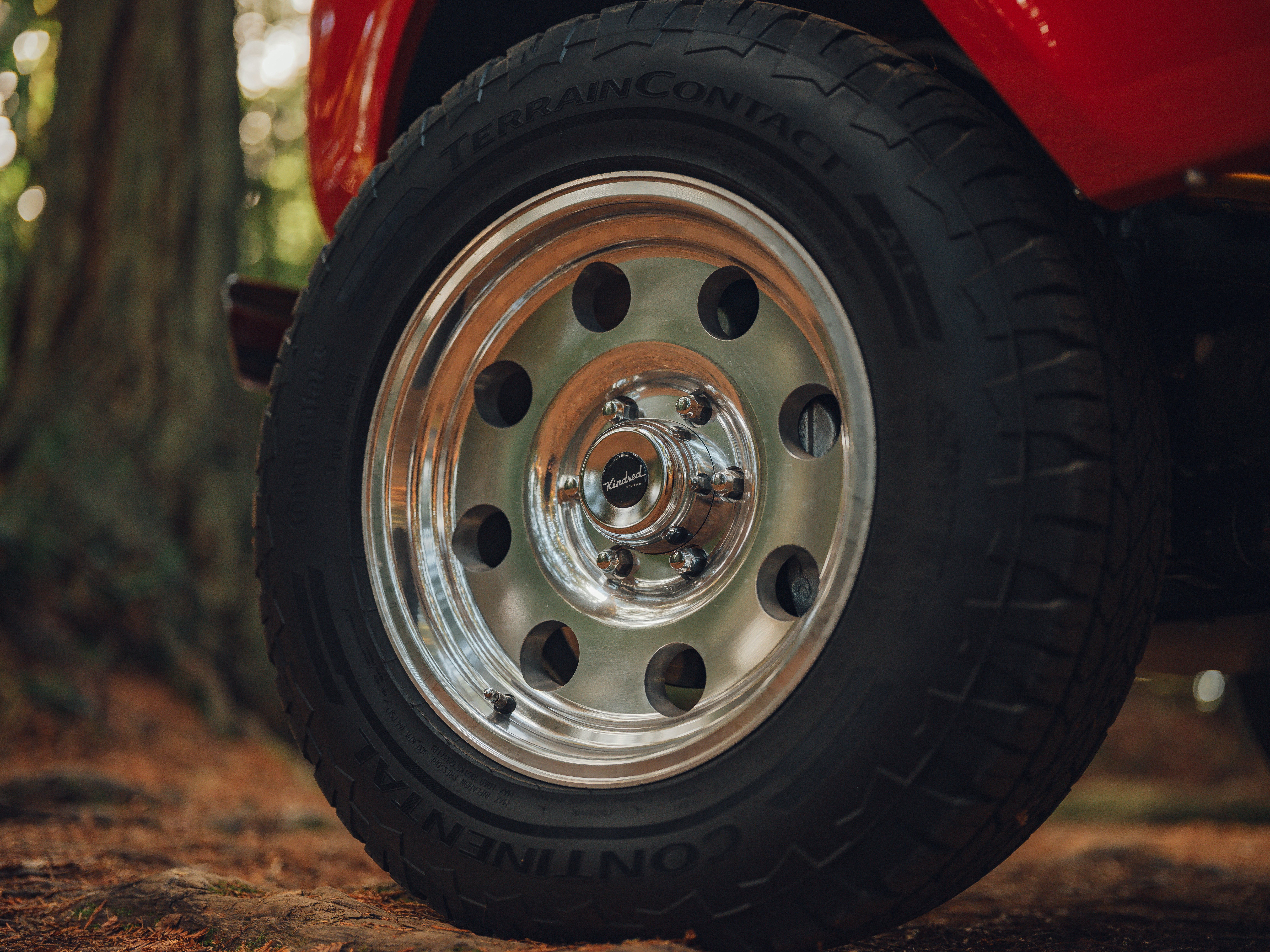 Kindred EV Bronco Chrome Wheels