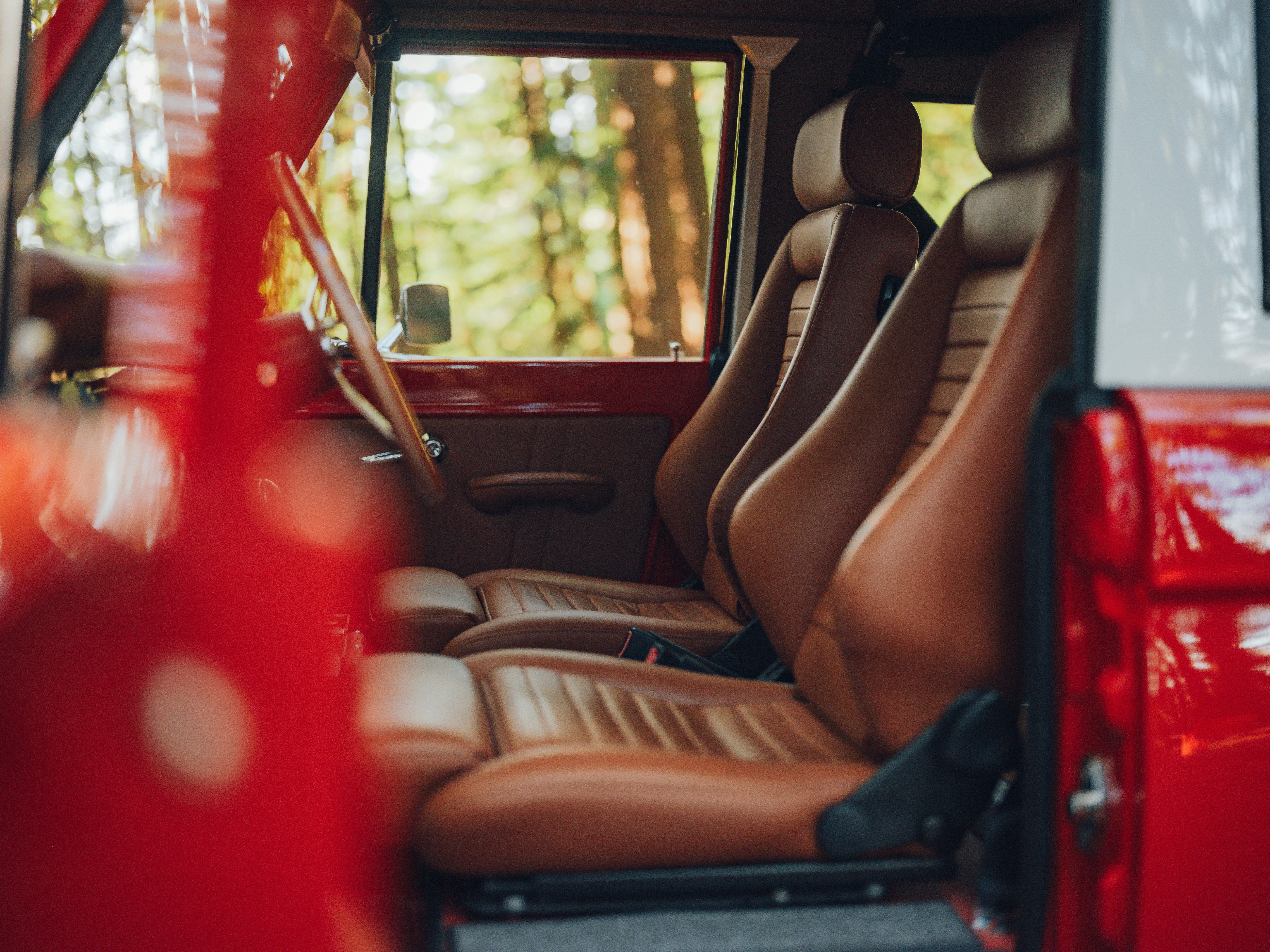 Kindred EV Bronco Front Leather Seats