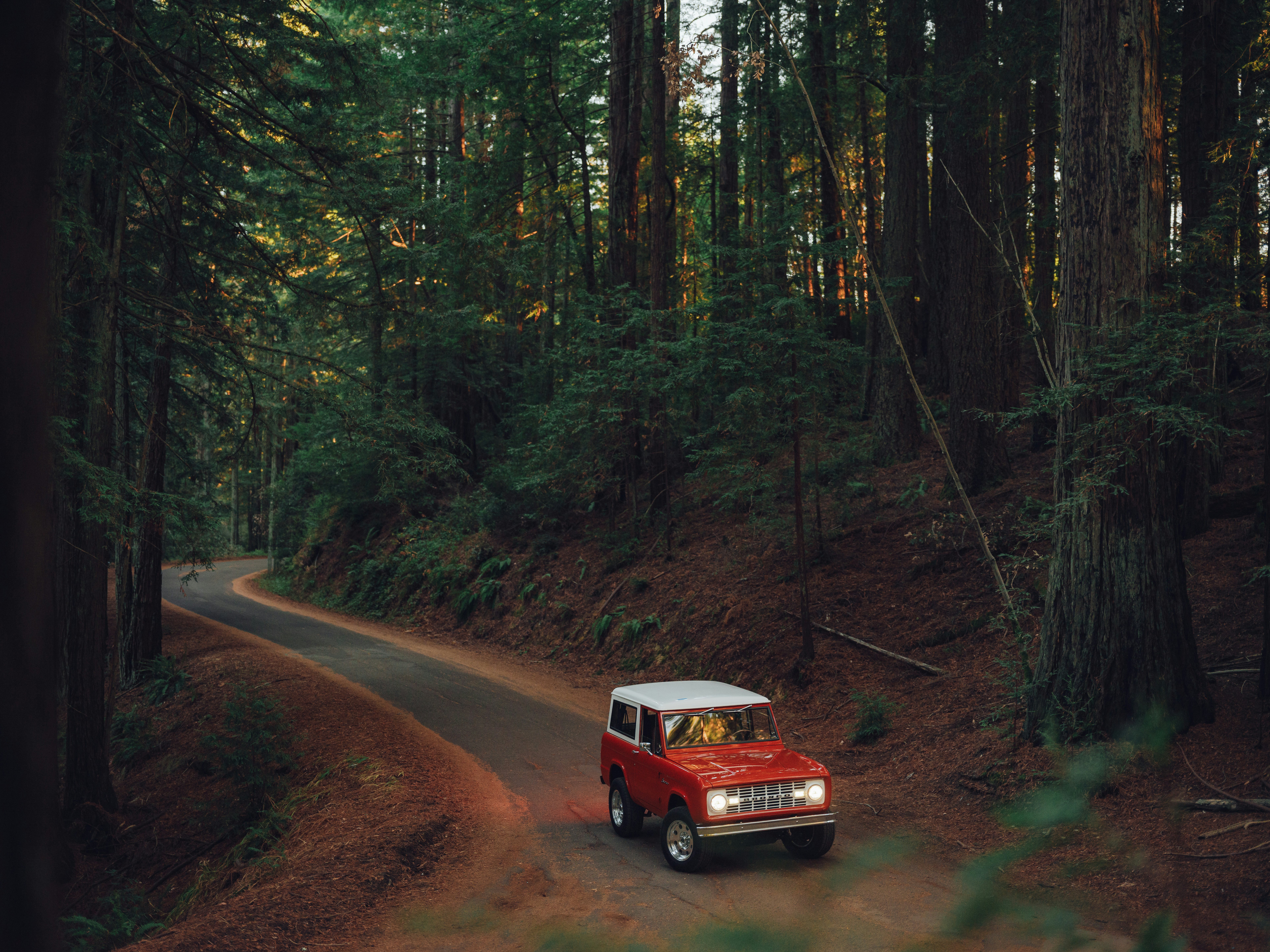 Kindred EV Bronco Rioja Red Woods