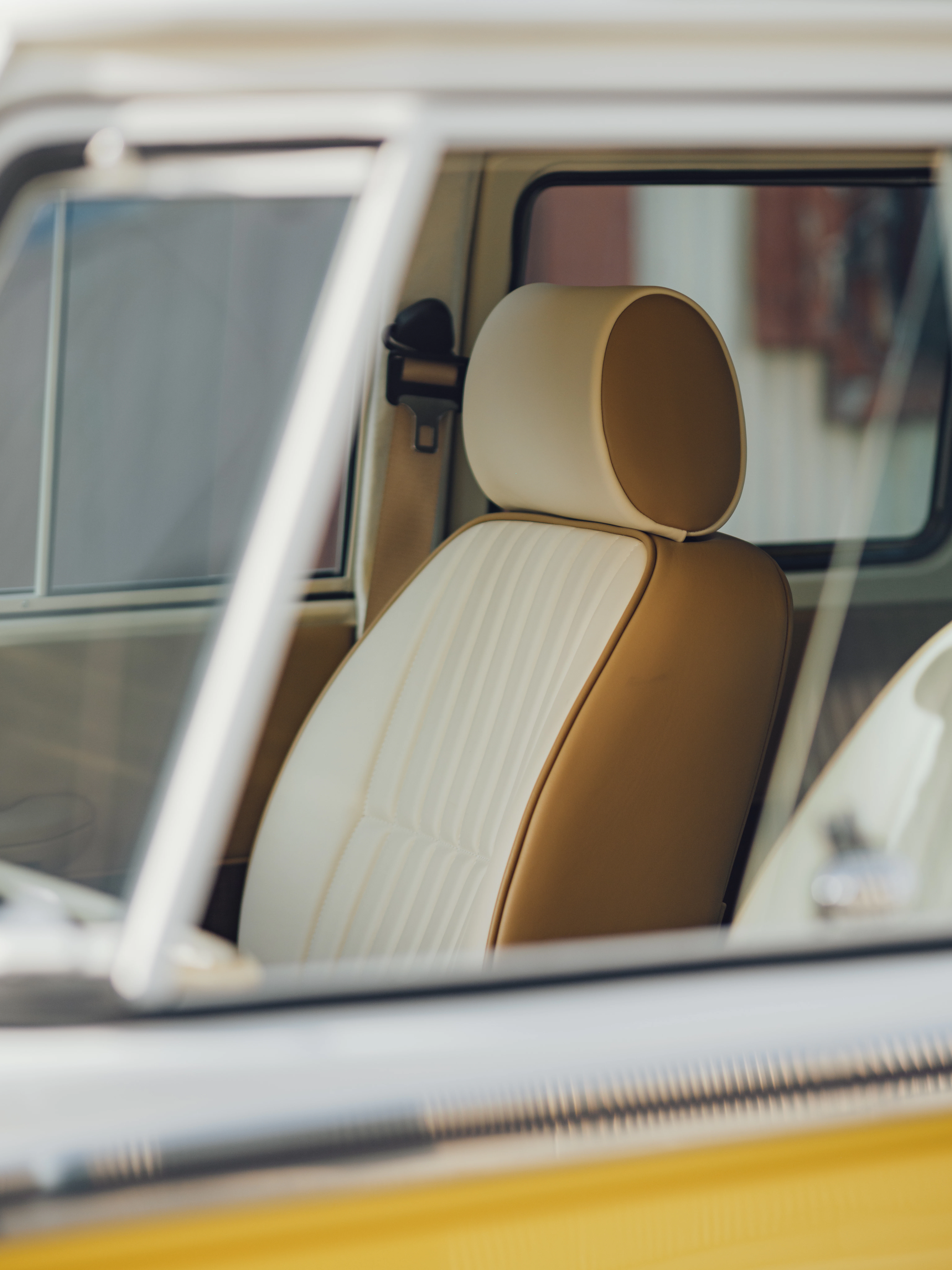 Kindred EV Bus Front Seats Sunshine Yellow