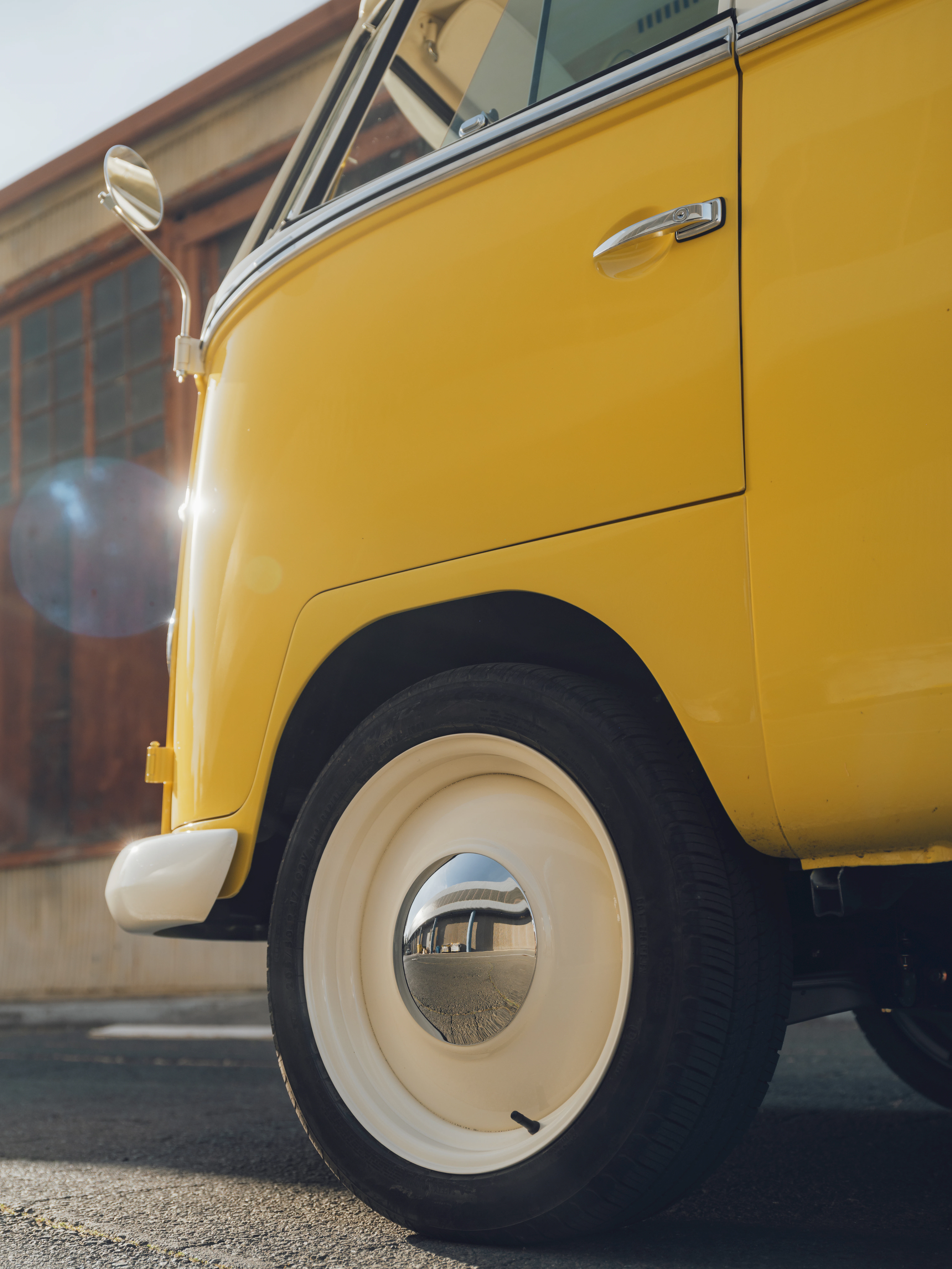 Kindred EV Bus Front Sunshine Yellow