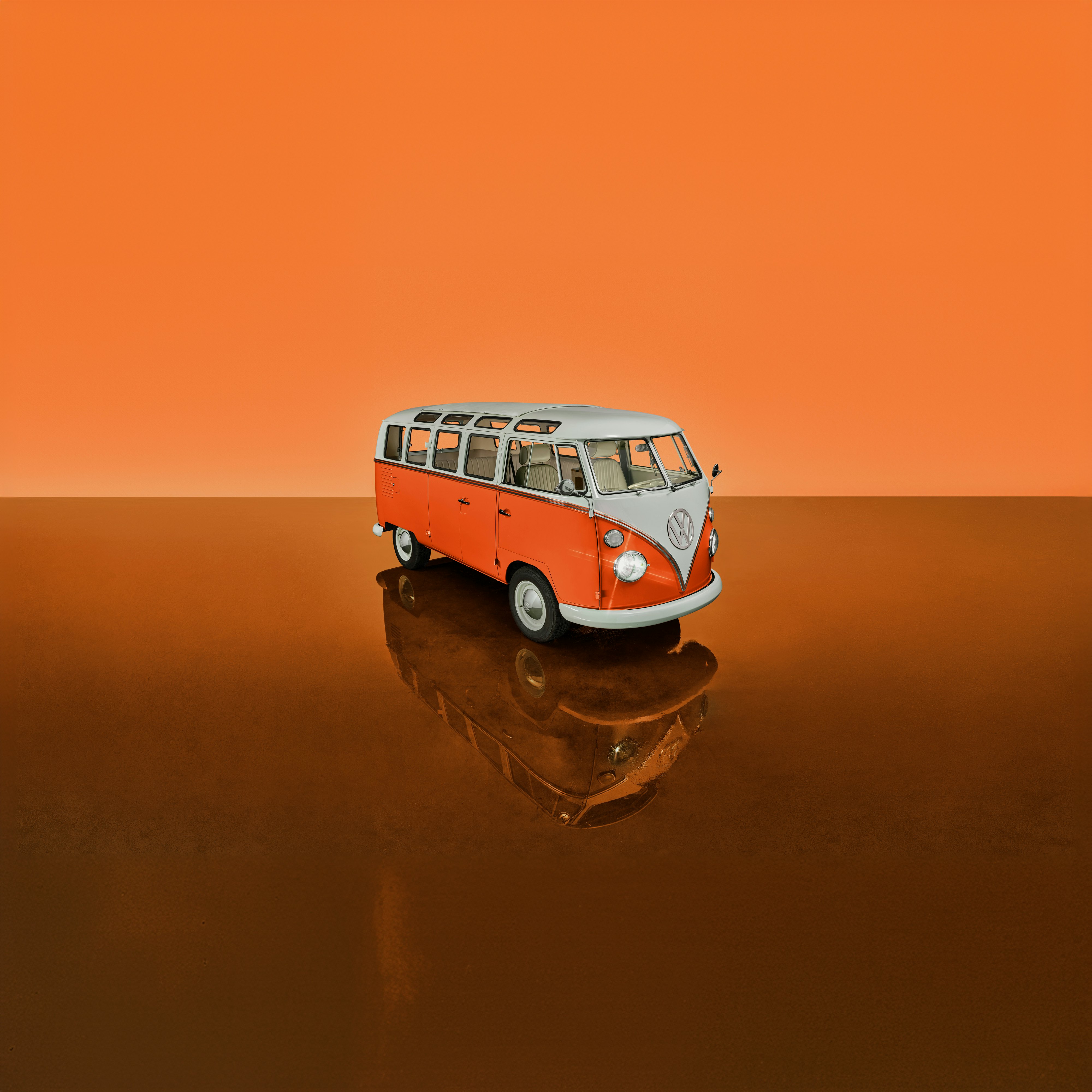 Kindred VW Bus Wide Three Quarter Tangerine 1 1