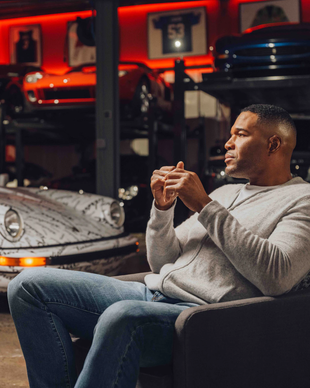 Michael Strahan Interview Mobile