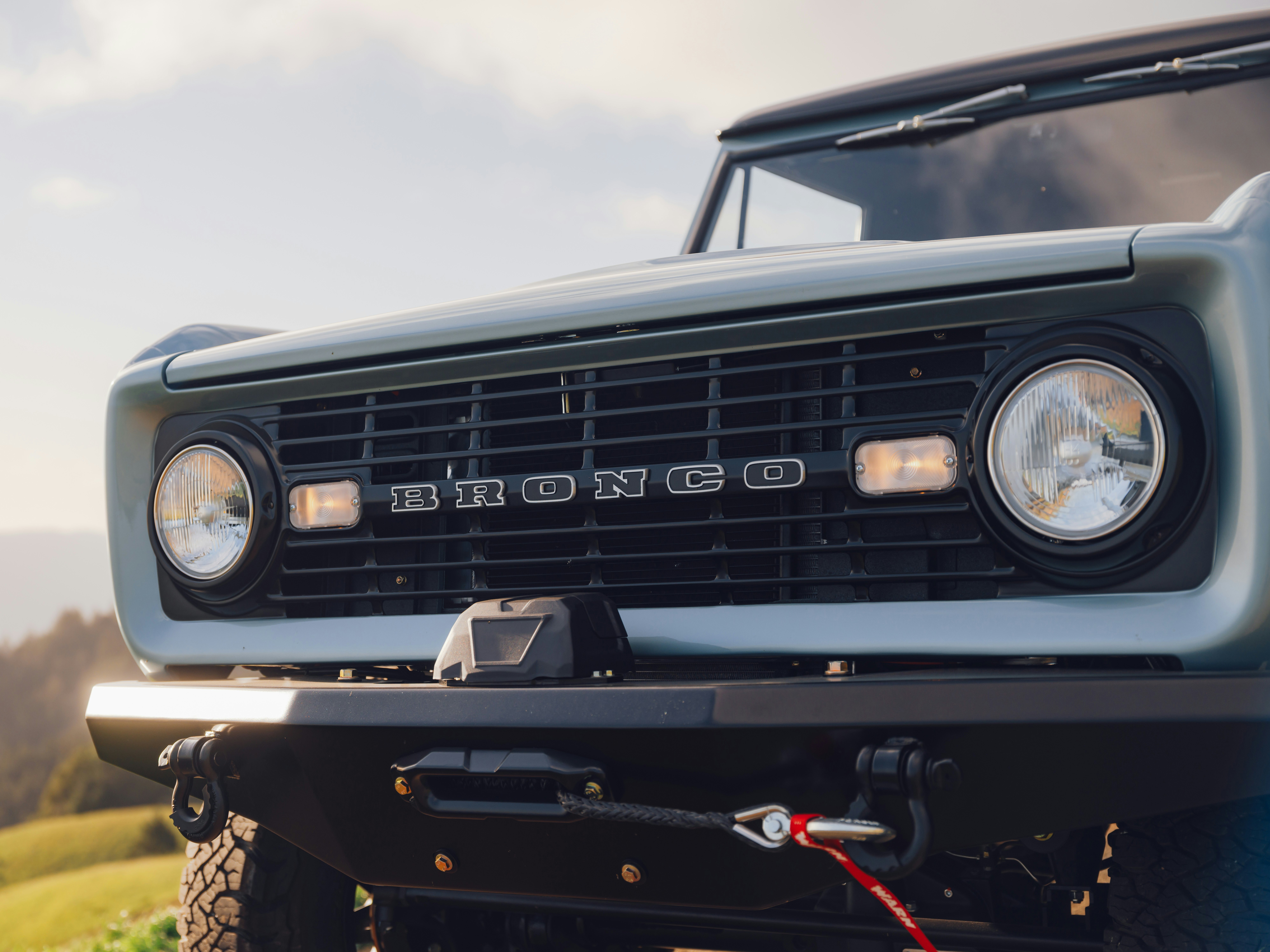Trail Package Front Bumper Icy Blue