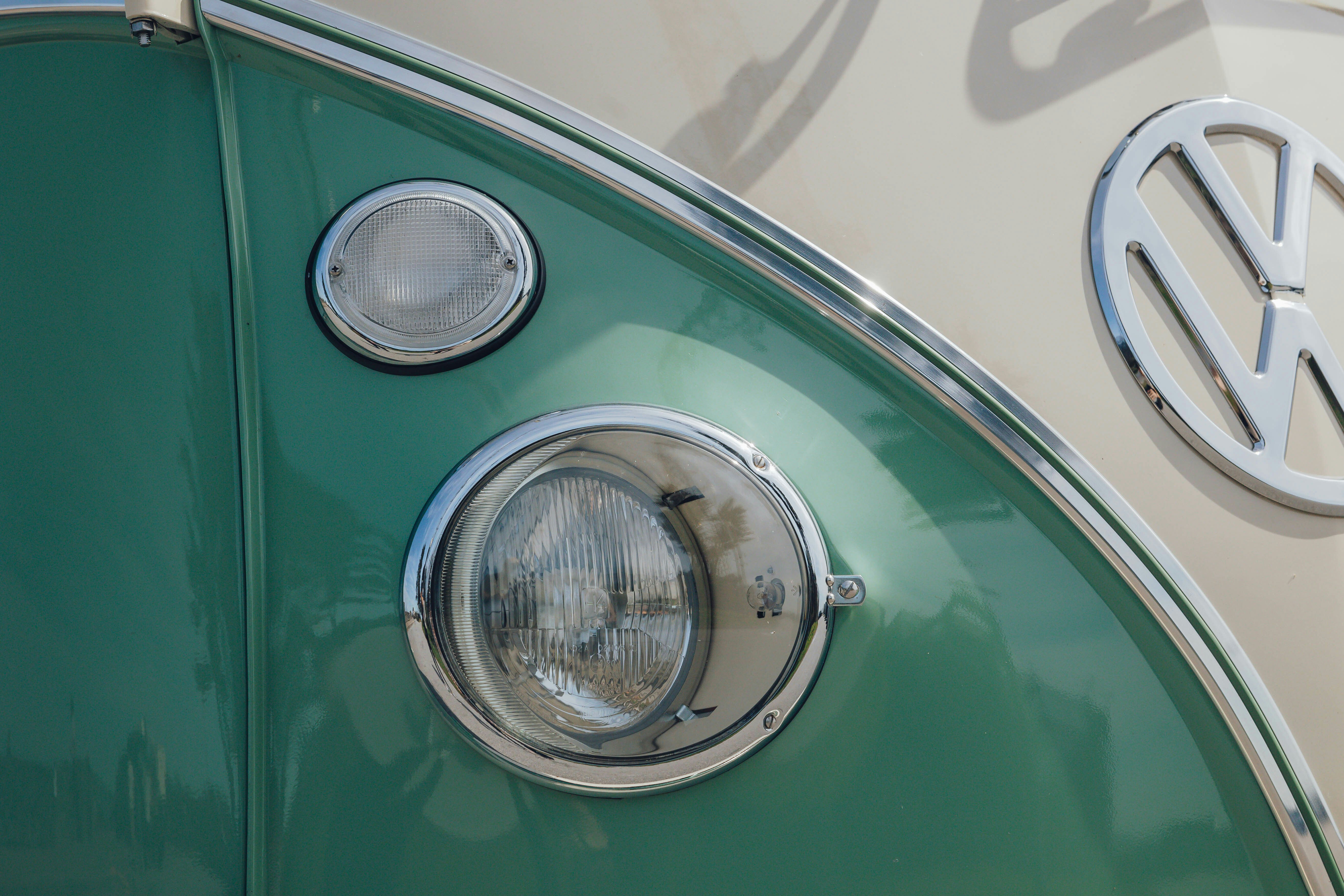 VW Bus Front Headlights